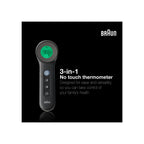 Braun Sensian 7 3-in-1 Non-Contact Forehead Thermometer, Black