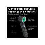 Braun Sensian 7 3-in-1 Non-Contact Forehead Thermometer, Black