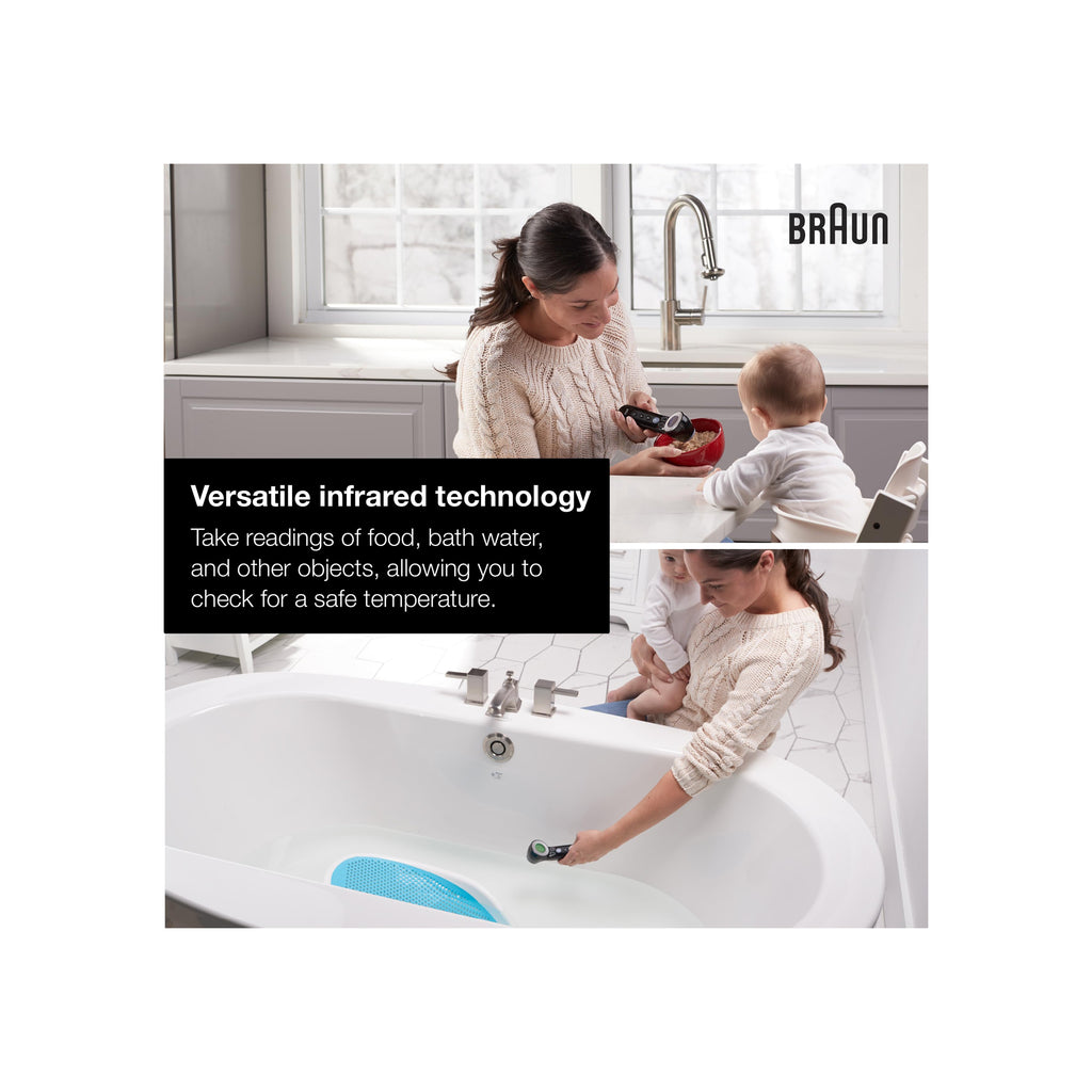 Braun Sensian 7 3-in-1 Non-Contact Forehead Thermometer, Black