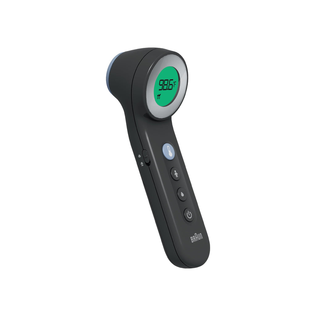 Braun Sensian 7 3-in-1 Non-Contact Forehead Thermometer, Black