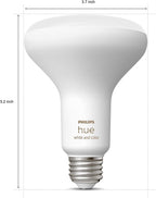 Philips Hue White and Color Ambiance BR30 Smart LED Bulb (2-Pack)