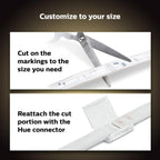 Philips Hue Bluetooth Smart Lightstrip Plus 2m/6ft Base Kit with Plug