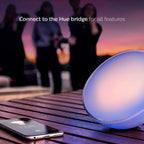 Philips Hue Go Portable Smart LED Light Table Lamp, White & Color