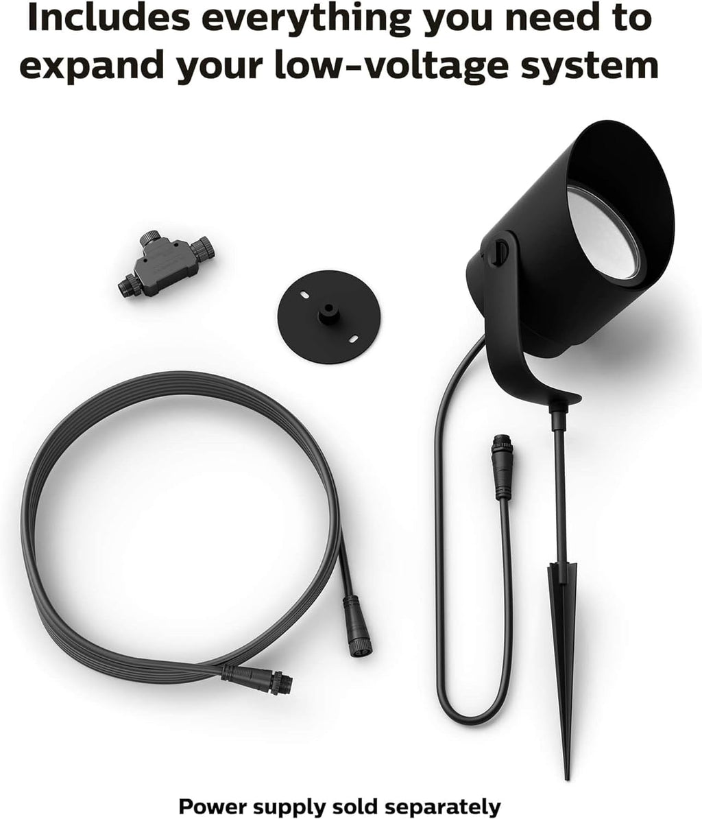 Philips Hue Lily XL Outdoor Spot Light Extension Kit White and Color Ambiance (North America)