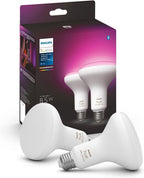 Philips Hue White and Color Ambiance BR30 Smart LED Bulb (2-Pack)