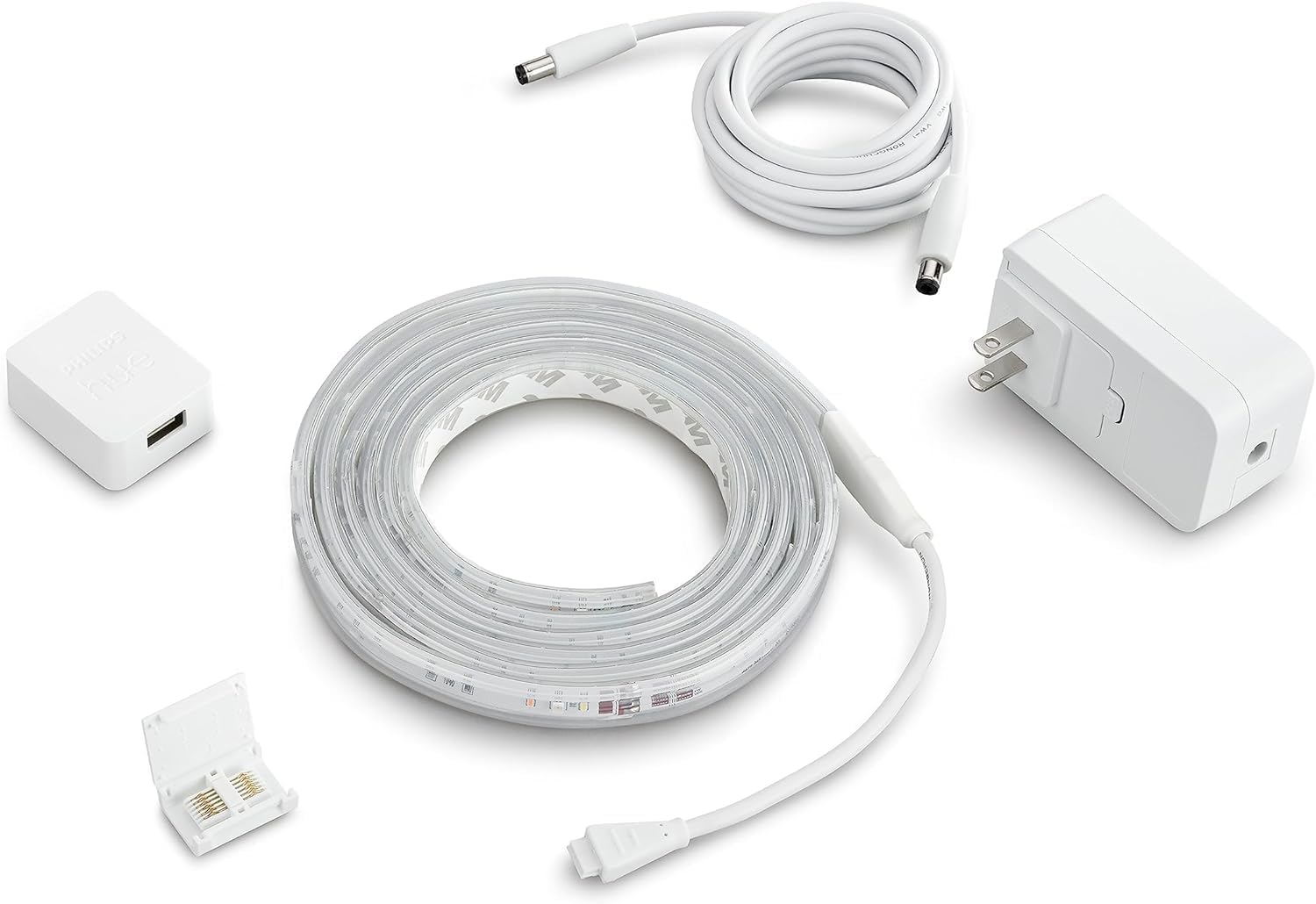 Philips Hue Bluetooth Smart Lightstrip Plus 2m/6ft Base Kit with Plug