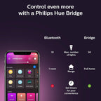Philips Hue White and Color Ambiance BR30 Smart LED Bulb (2-Pack)
