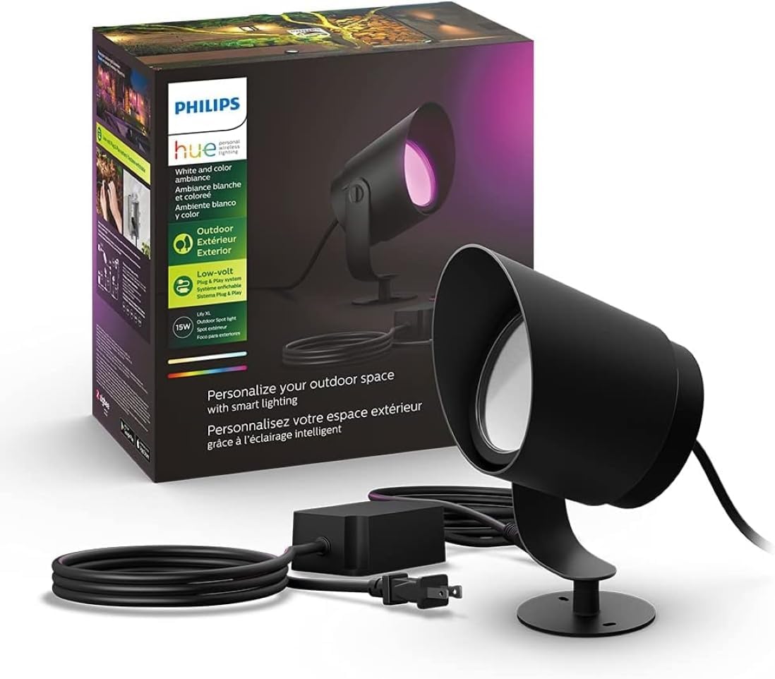 Philips Hue Lily XL Outdoor Spot Light Extension Kit White and Color Ambiance