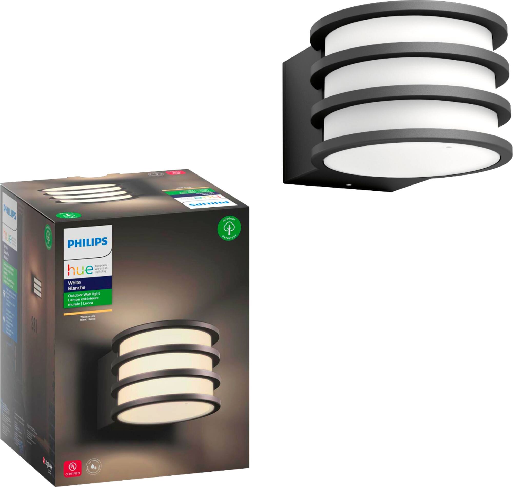 Philips Hue Lucca Outdoor Wall Light