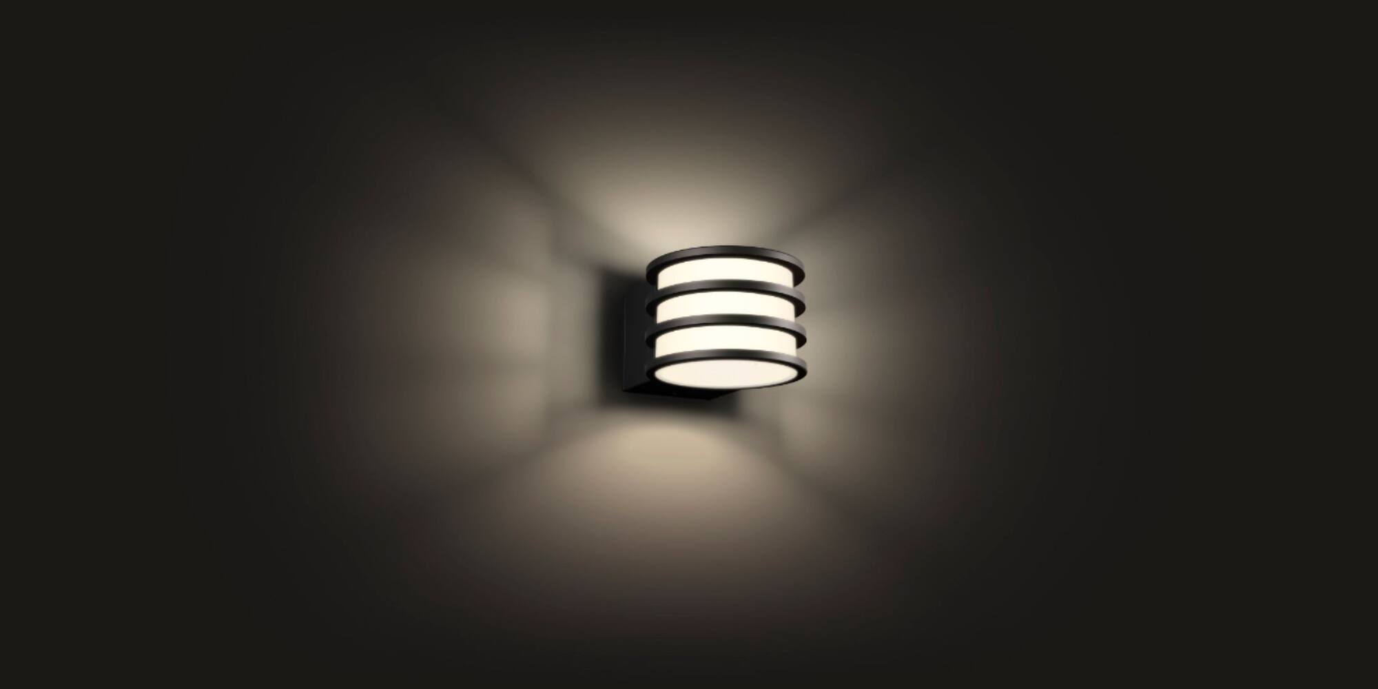 Philips Hue Lucca Outdoor Wall Light