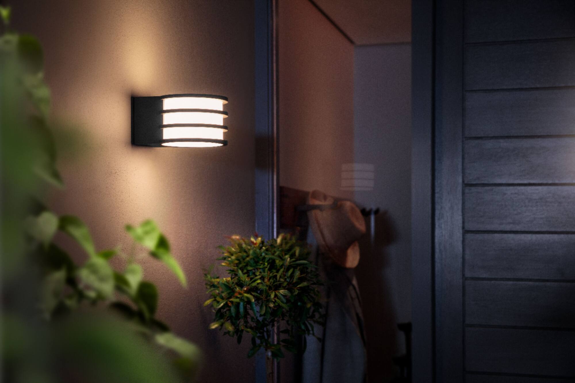 Philips Hue Lucca Outdoor Wall Light