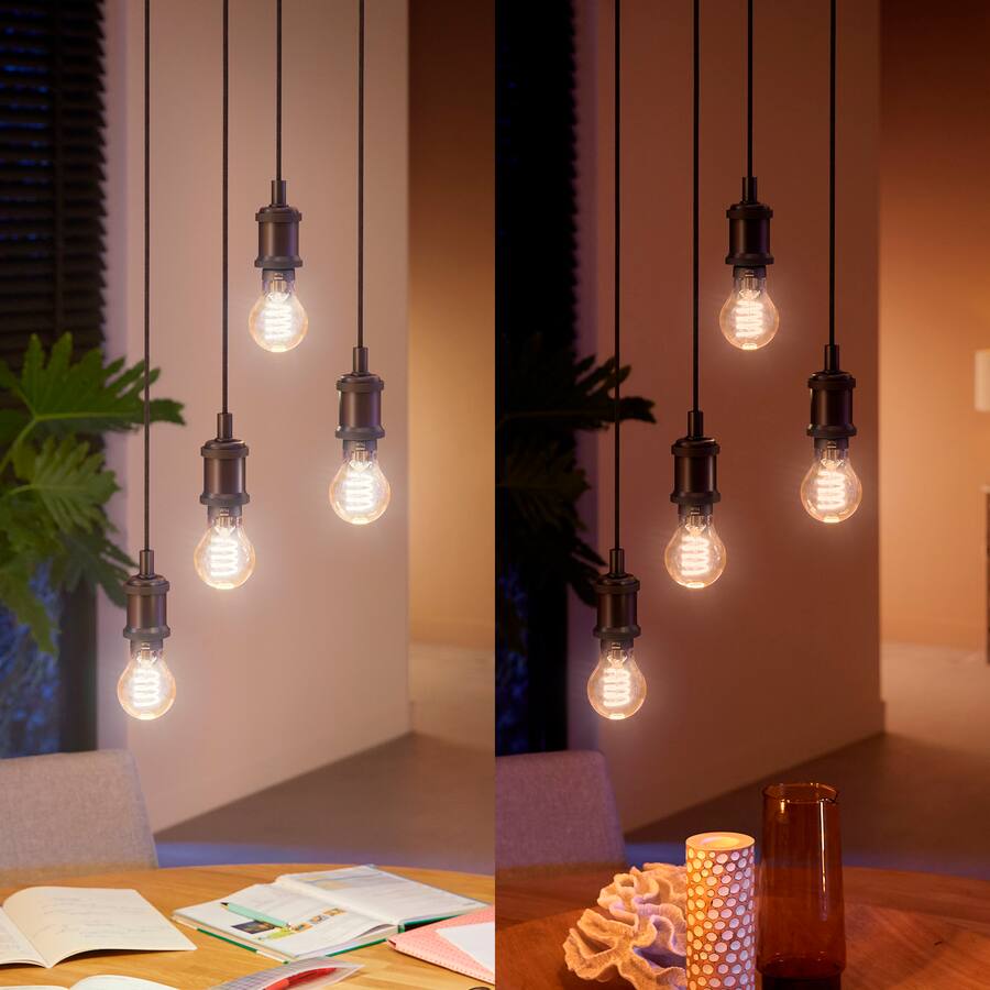 Philips Hue White Ambiance A19 Filament LED Bulb