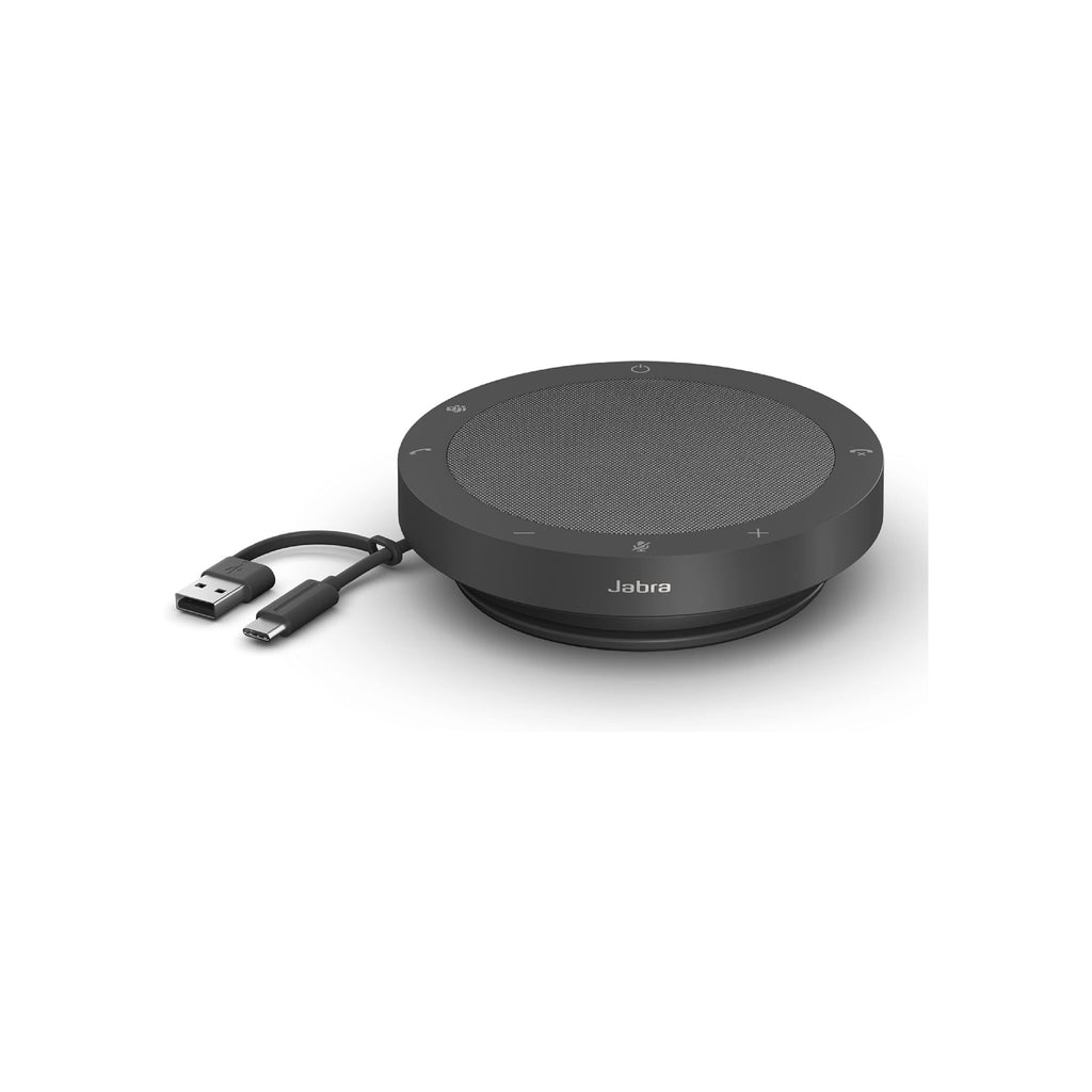Jabra Speak2 40 Portable Speakerphone with 4 noise cancelling mics and 50mm of full range speakers