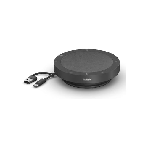 Jabra Speak2 40 Portable Speakerphone with 4 noise cancelling mics and 50mm of full range speakers