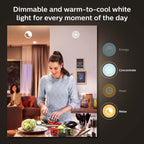Philips Hue White and Color Ambiance BR30 Smart LED Bulb (2-Pack)