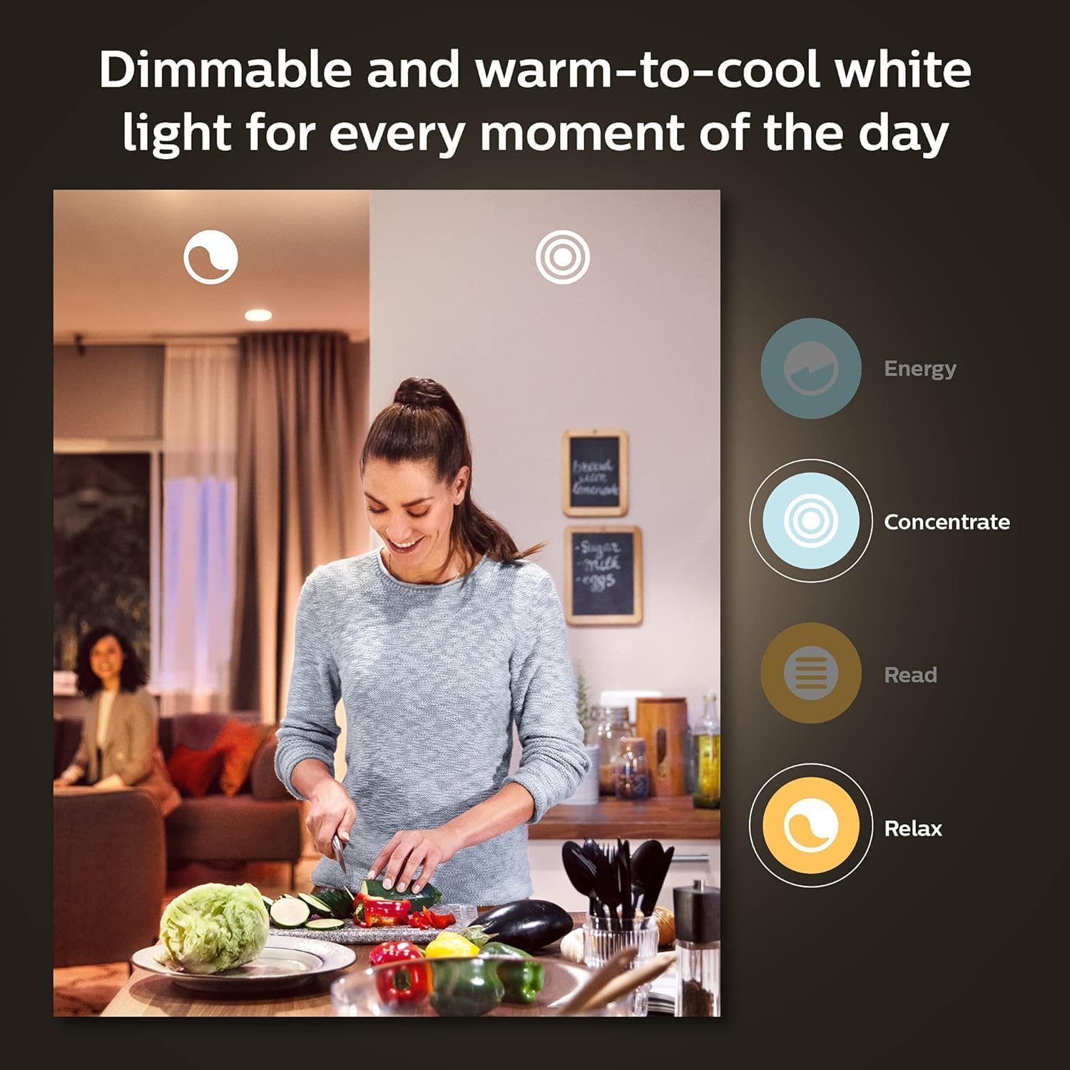 Philips Hue White and Color Ambiance BR30 Smart LED Bulb (2-Pack)