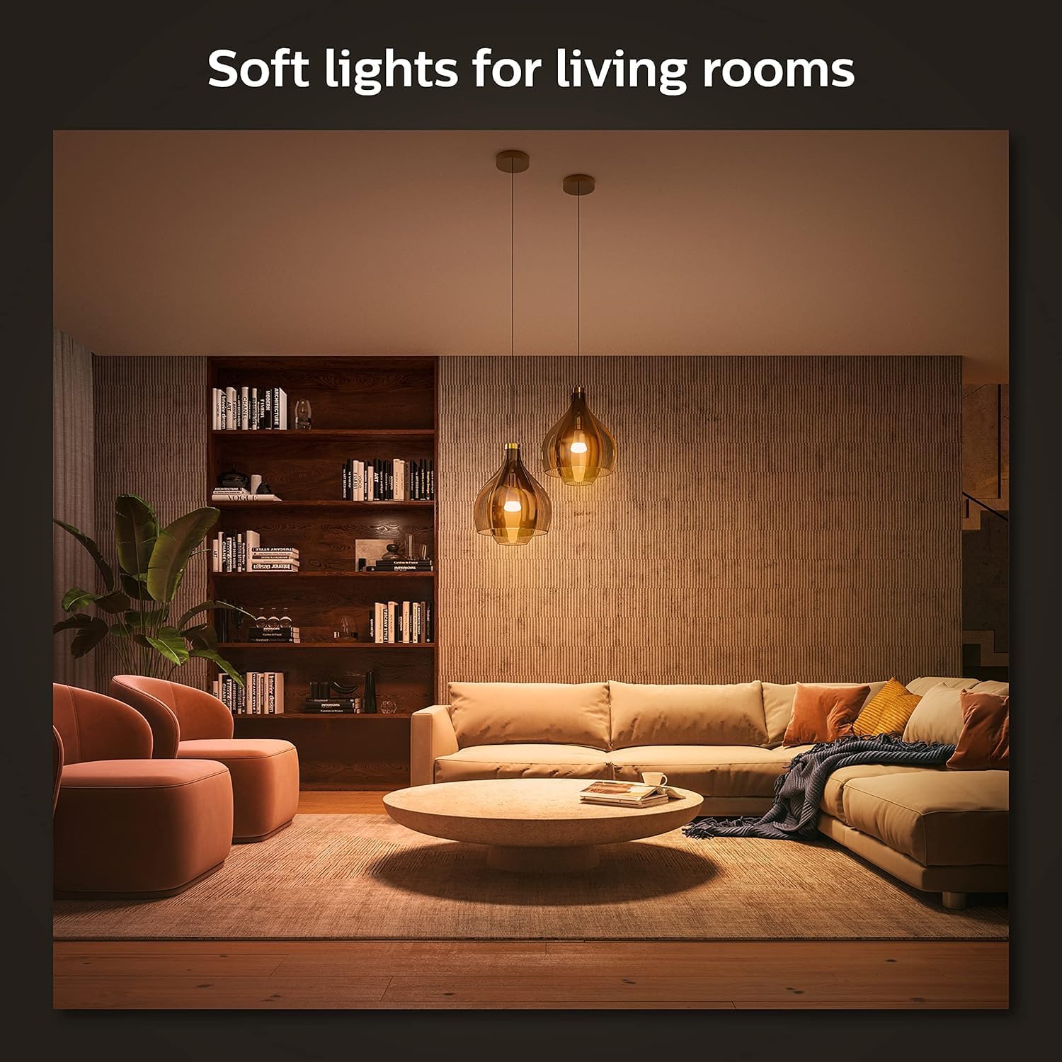 Philips Hue White A19 Bluetooth Smart LED Bulb (2-Pack)