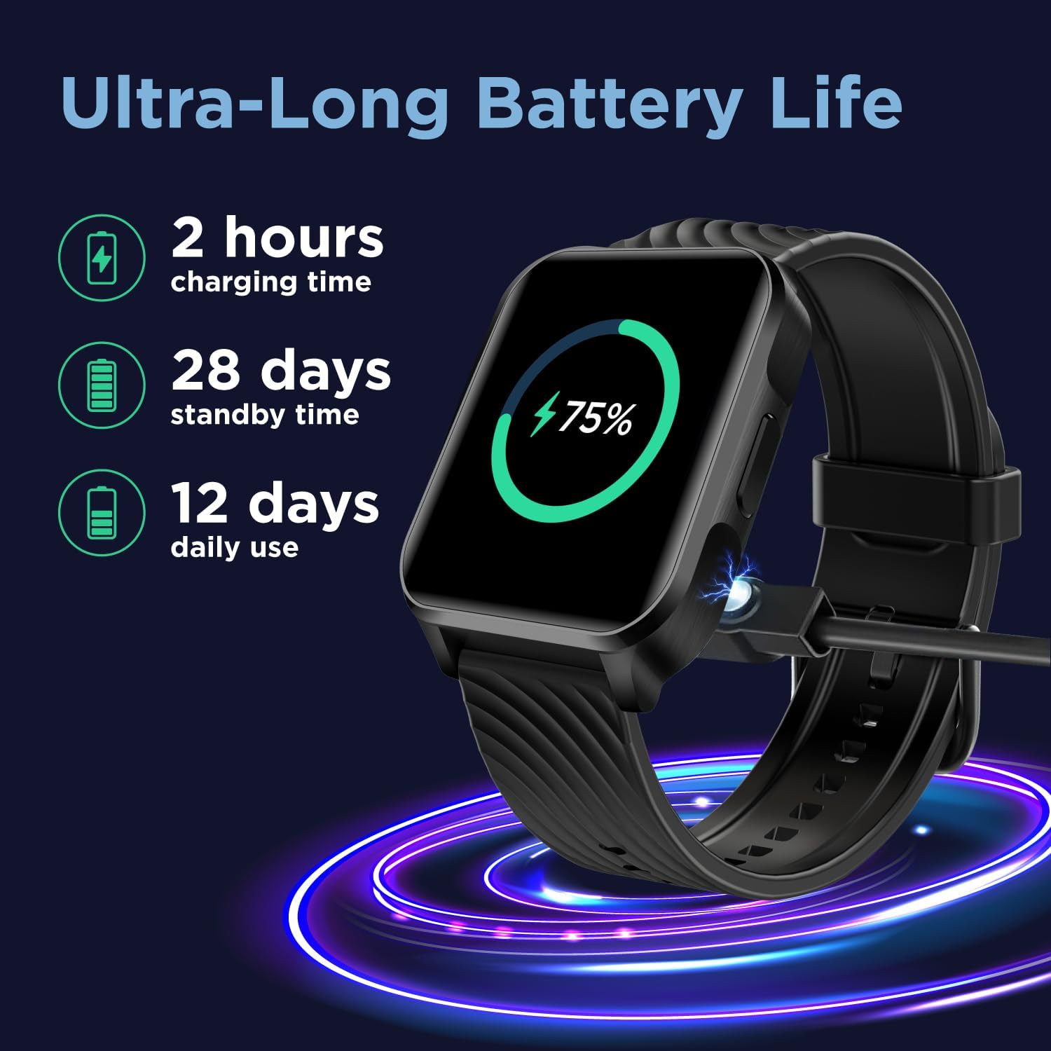 Motorola Moto Watch 70 Bluetooth Fitness Smart Watch