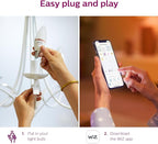 WiZ B12 Smart Wi-Fi LED Bulb Tunable White