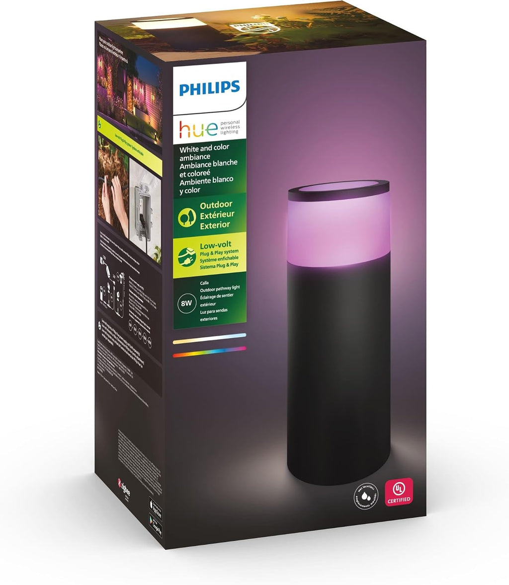 Philips Hue Calla Outdoor Pathway Light White and Color Ambiance