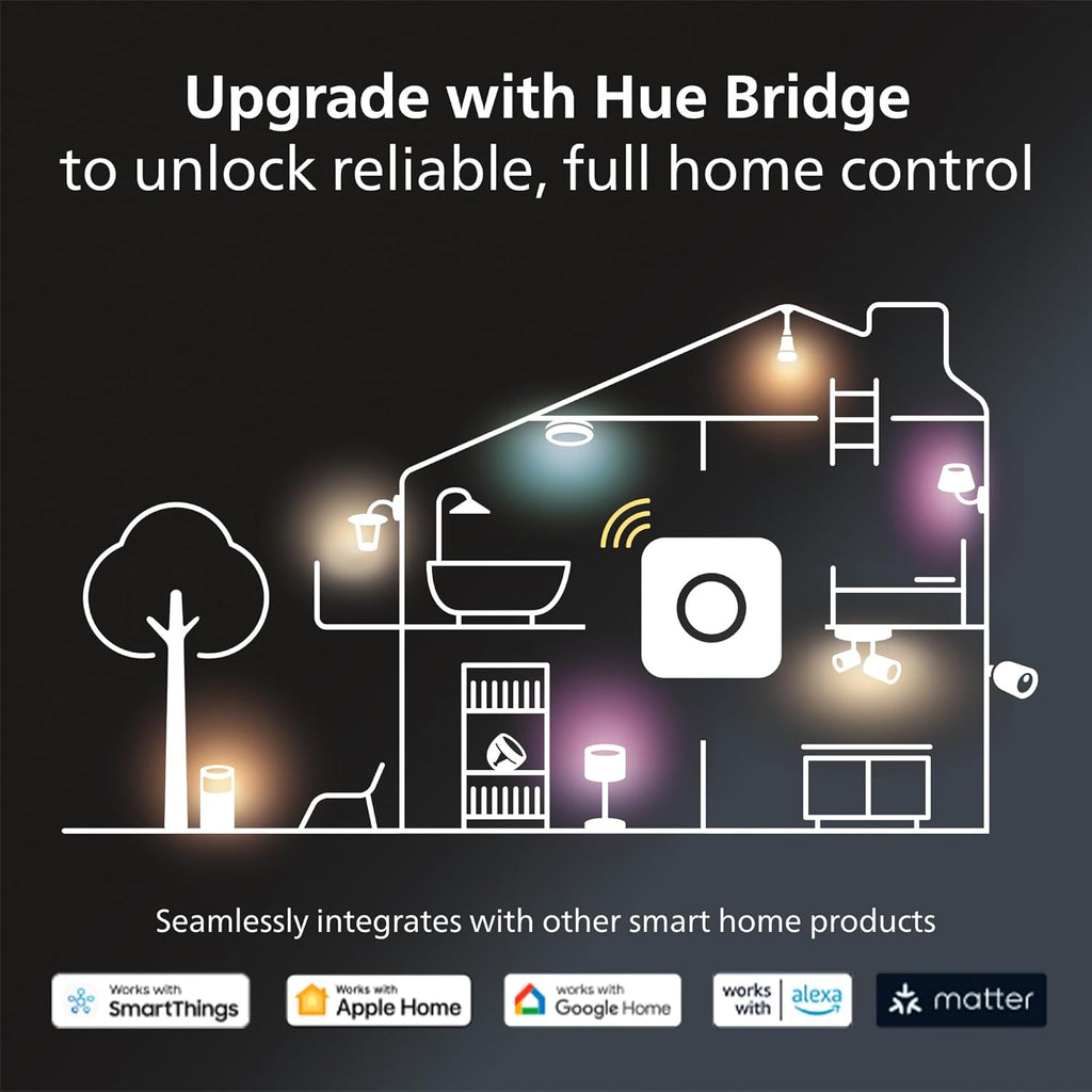 Philips Hue Econic Outdoor Wall Light White and Color Ambiance
