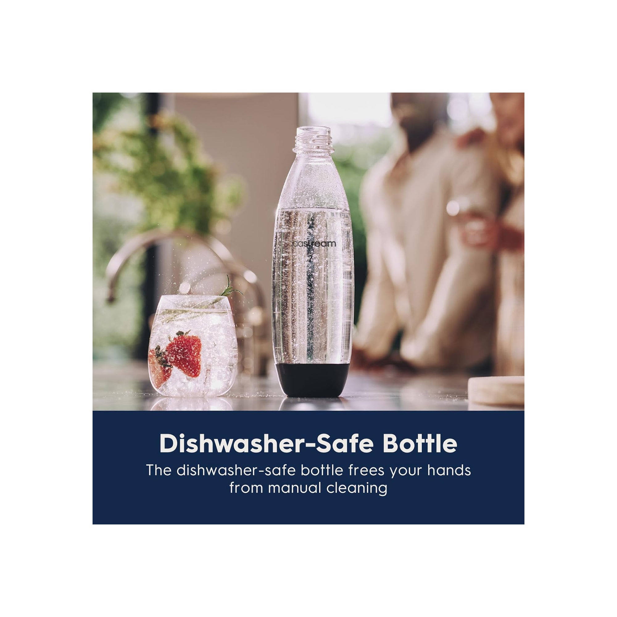 SodaStream Terra Sparkling Water Maker Bundle with CO2 Cylinder and BPA-Free Bottle