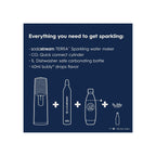 SodaStream Terra Sparkling Water Maker Bundle with CO2 Cylinder and BPA-Free Bottle