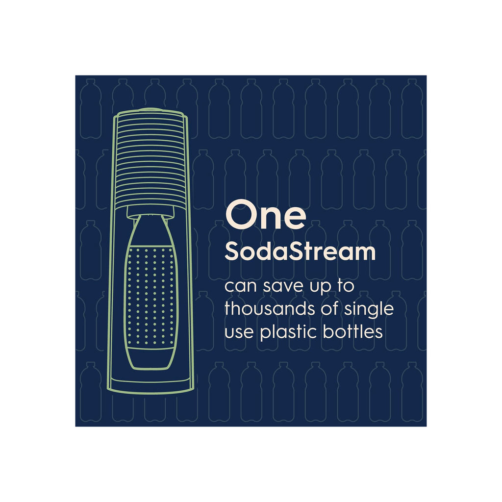 SodaStream Terra Sparkling Water Maker Bundle with CO2 Cylinder and BPA-Free Bottle