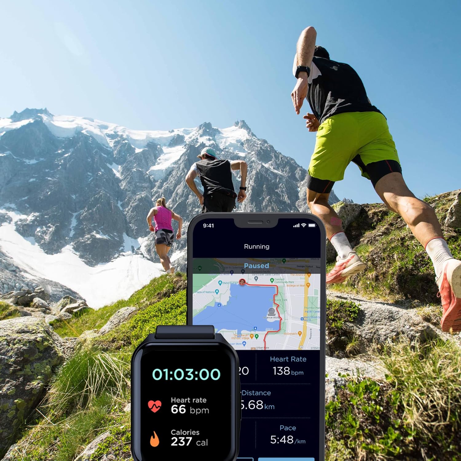 Motorola Moto Watch 70 Bluetooth Fitness Smart Watch