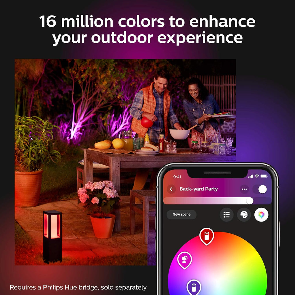 Philips Hue Econic Outdoor Wall Light White and Color Ambiance