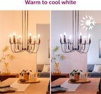 WiZ B12 Smart Wi-Fi LED Bulb Tunable White