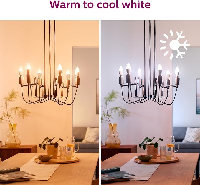 WiZ B12 Smart Wi-Fi LED Bulb Tunable White