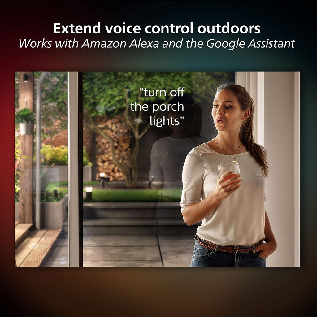 Philips Hue Impress Outdoor Wall Light Black