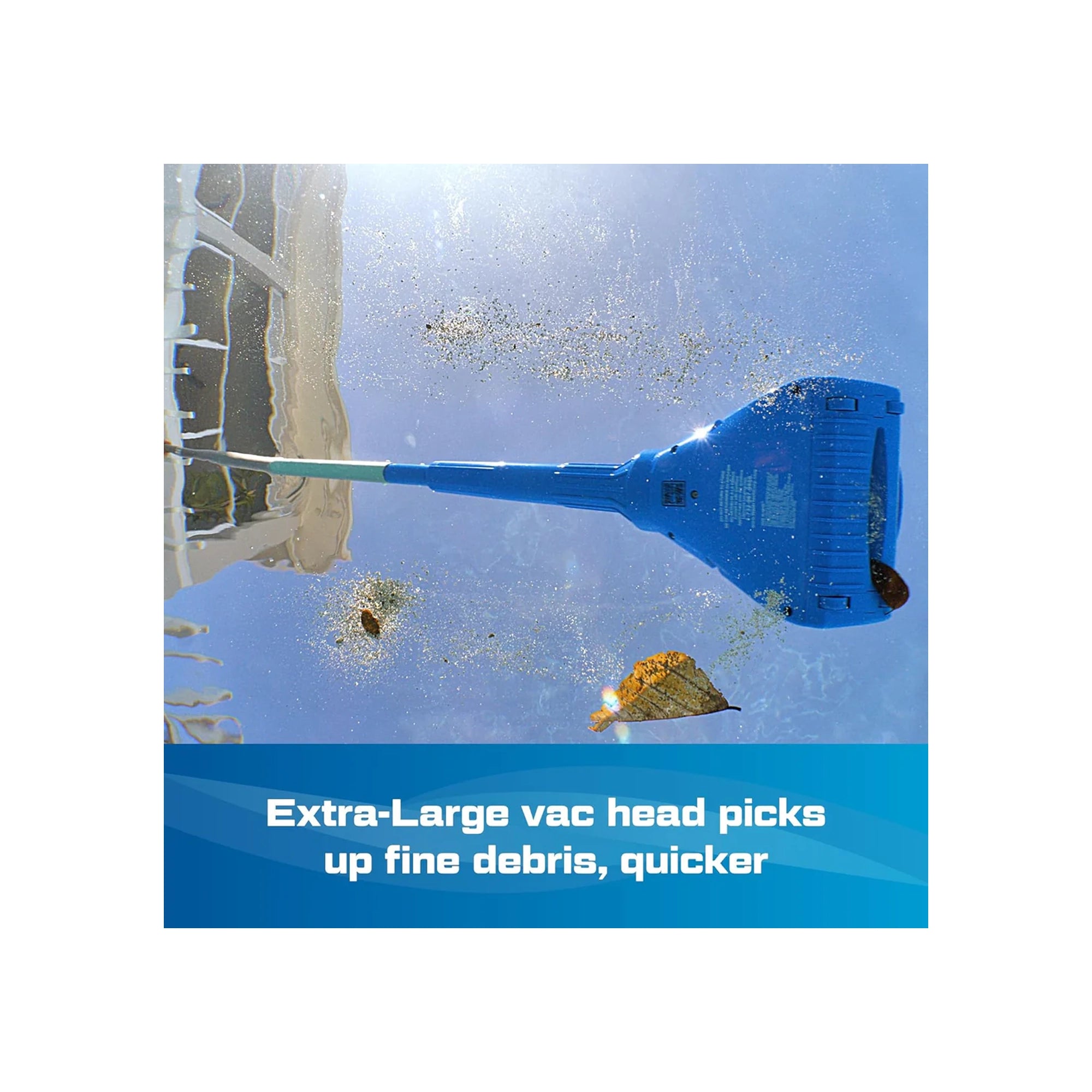 Pool Blaster Aqua Broom XL Ultra Cordless Pool & Spa Vacuum with Pole Set