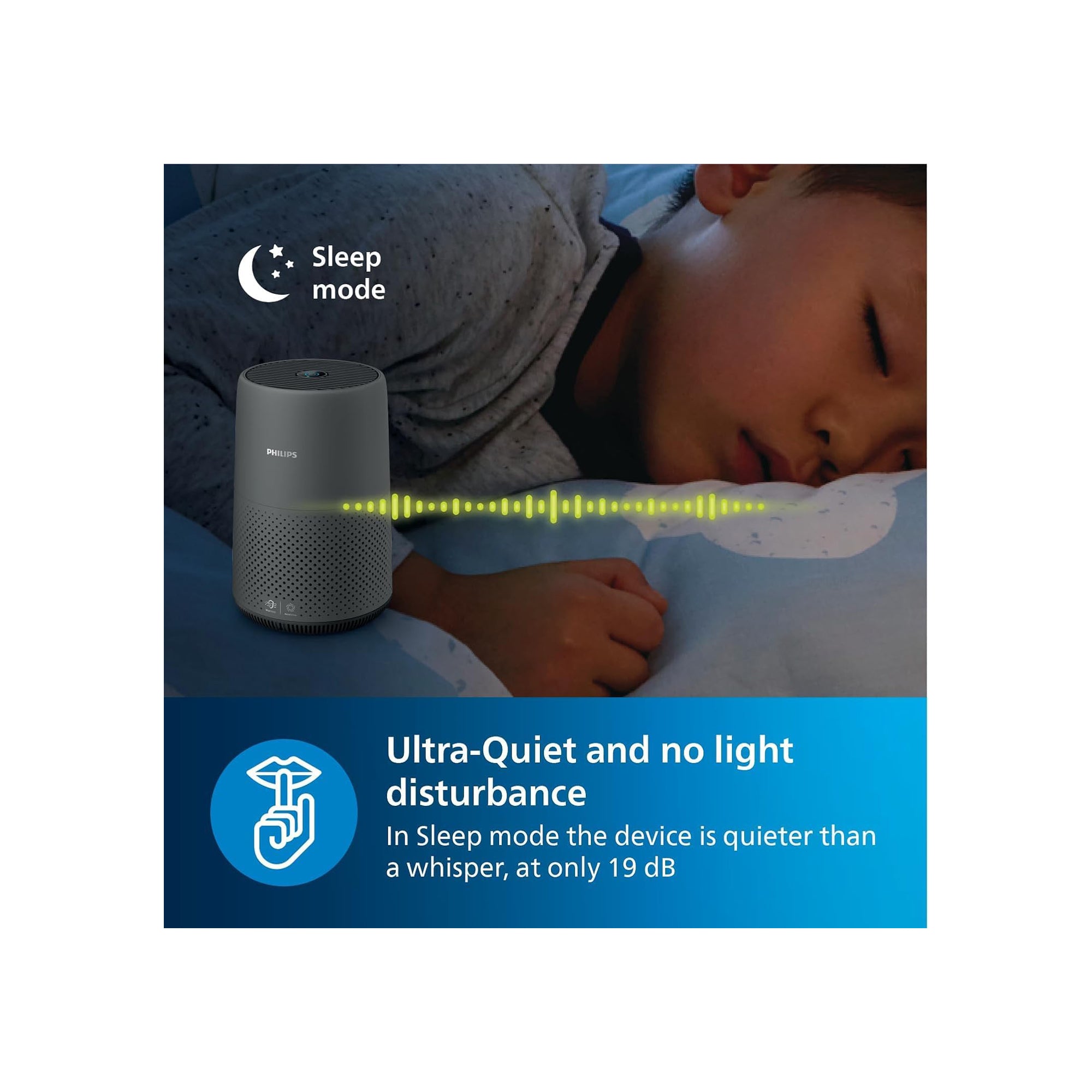 Philips 800 Series Compact Smart HEPA Air Purifier