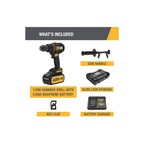 Cat® 18V 1 FOR ALL ½” Cordless Hammer Drill DX13 with Brushless Motor and Graphene Battery