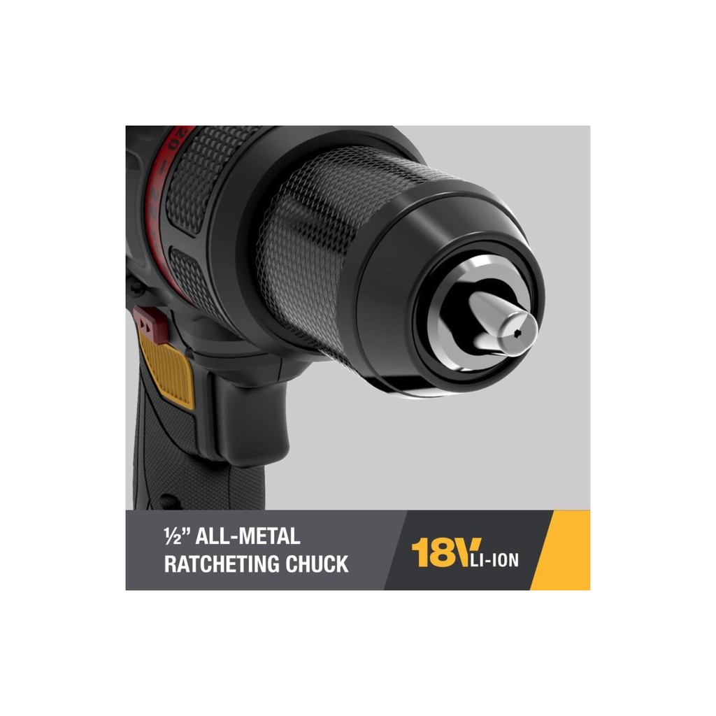 Cat® 18V 1 FOR ALL ½” Cordless Hammer Drill DX13 with Brushless Motor and Graphene Battery