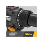 Caterpillar Cat® 18V 1 FOR ALL 1/2" Cordless Drill/Driver DX11 with Brushless Motor and 2 Batteries