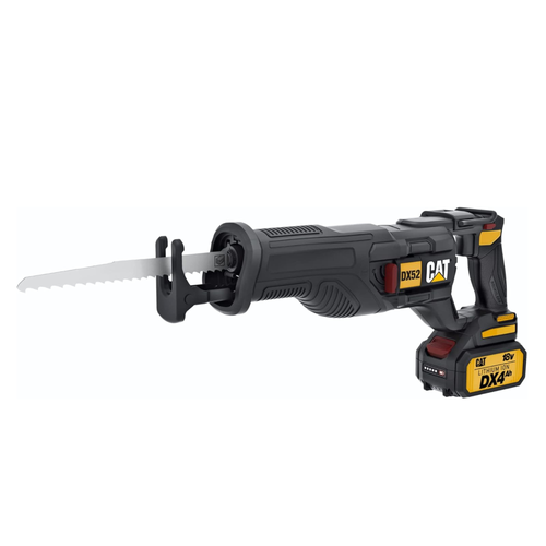 Cat DX52 18V Cordless Reciprocating Saw with 3000 SPM Variable Speed, Lightweight Brushless Saw, Cordless with Tool-Free Blade Change Battery & Charger Included