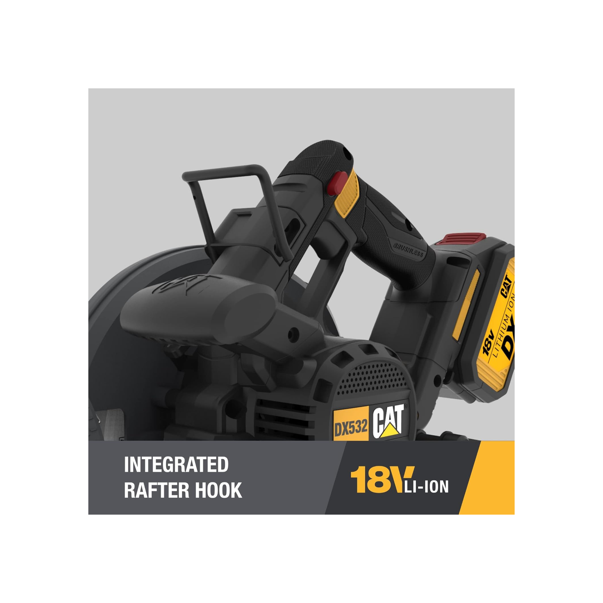 Caterpillar Cat® 18V 1 FOR ALL 7-1/4” Cordless Circular Saw DX532 with Brushless Motor and battery included