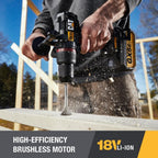 Cat® 18V 1 FOR ALL ½” Cordless Hammer Drill DX13 with Brushless Motor and Graphene Battery