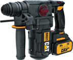 Caterpillar Cat® 18V 1 FOR ALL 1” Cordless Rotary Hammer Drill DX21 with Brushless Motor and Two Batteries