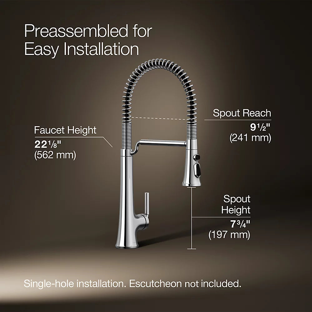 Kohler Tone Semi-Professional Pull-Down Kitchen Faucet