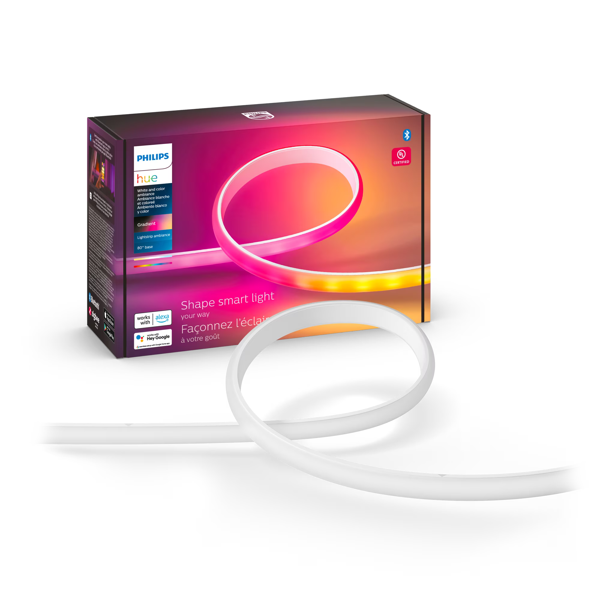 Philips Hue White and Color Ambiance Gradient Lightstrip 80-inch