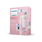 Philips Sonicare ExpertClean 7700 Rechargeable Electric Toothbrush with Bluetooth & UV Sanitizer, HX9630/17, Pink