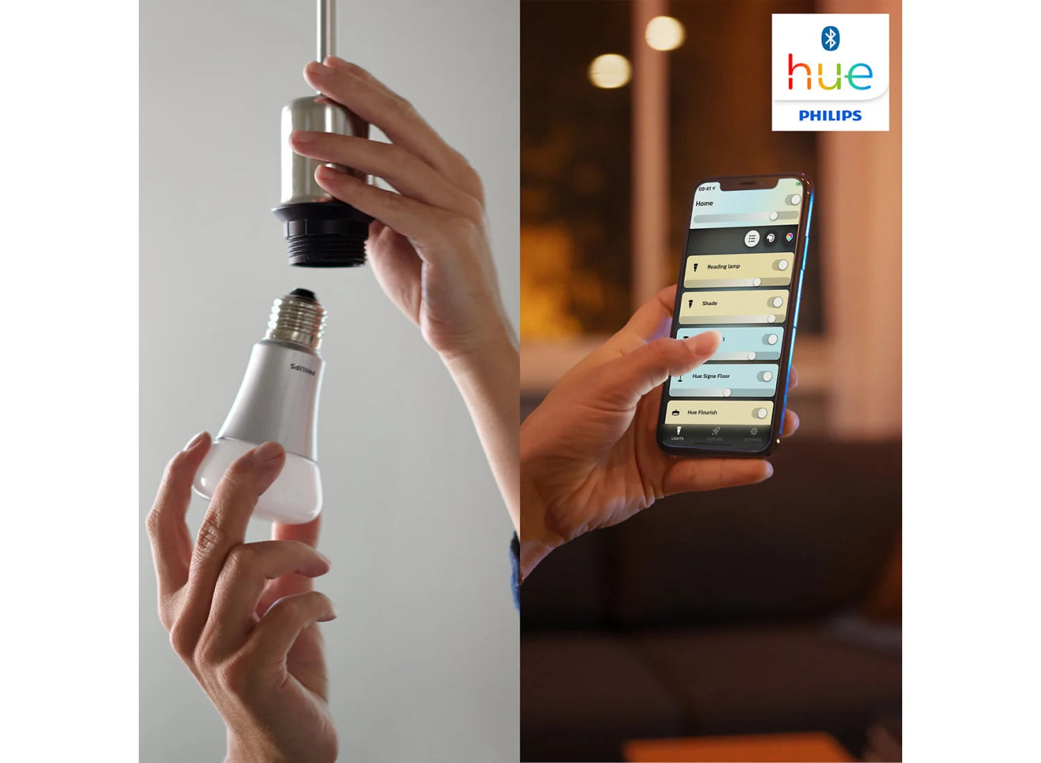 Philips Hue BR30 Bluetooth Smart LED Bulb White Ambiance