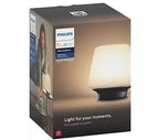 Philips Hue White Ambiance Wellness Dimmable LED Smart Table Lamp Black
