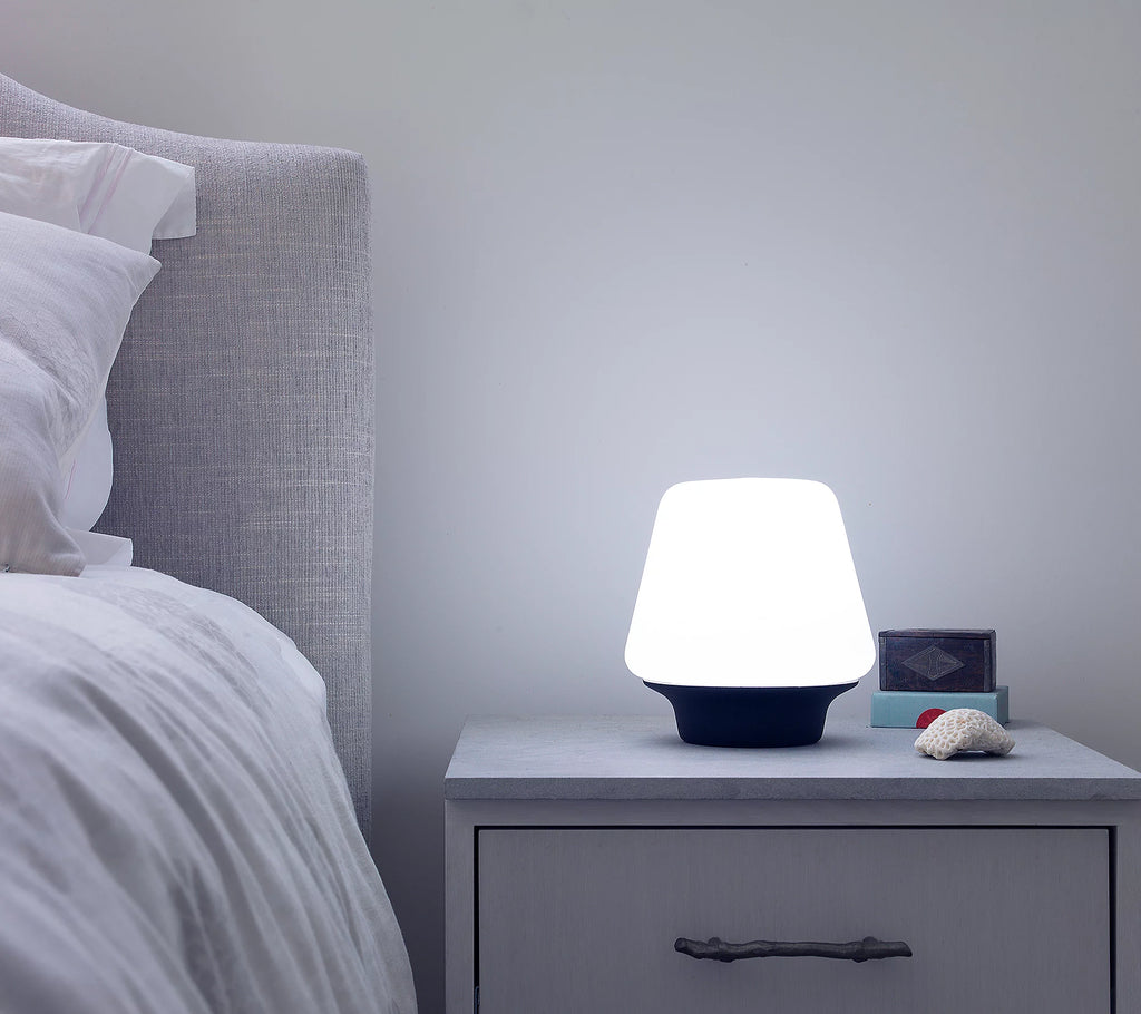 Philips Hue White Ambiance Wellness Dimmable LED Smart Table Lamp Black