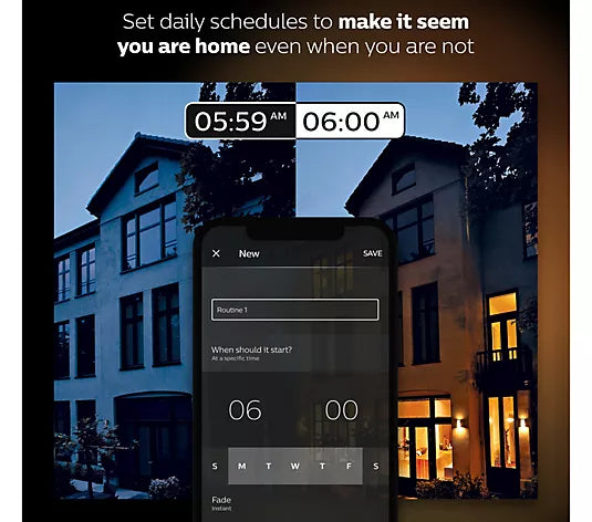 Philips Hue White A19 LED Starter Kit (4-Pack)