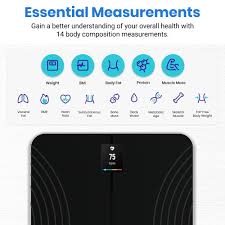Etekcity Digital Body Weight Bathroom Scale, HR Smart Fitness Scale,Beeper and Weather display functions